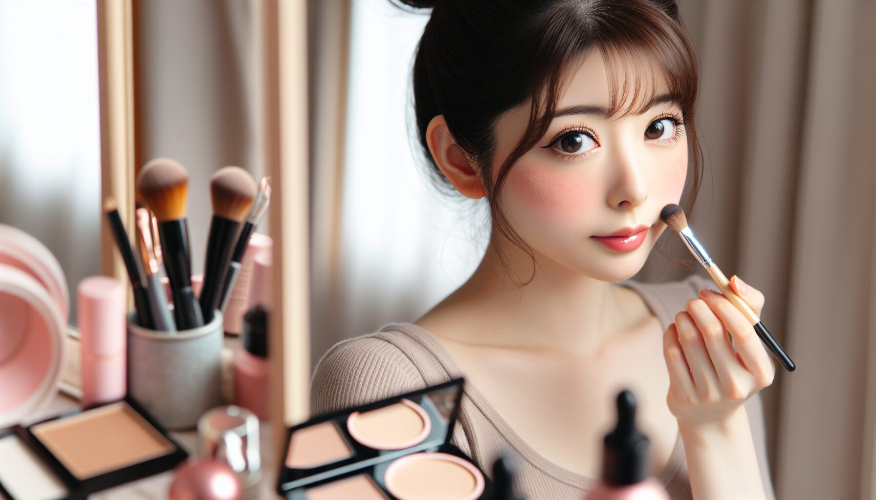 メイク　日本人　女性　かわいい image 3